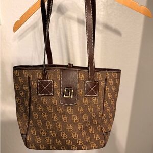 Dooney & Bourke Brown Monogram Tote